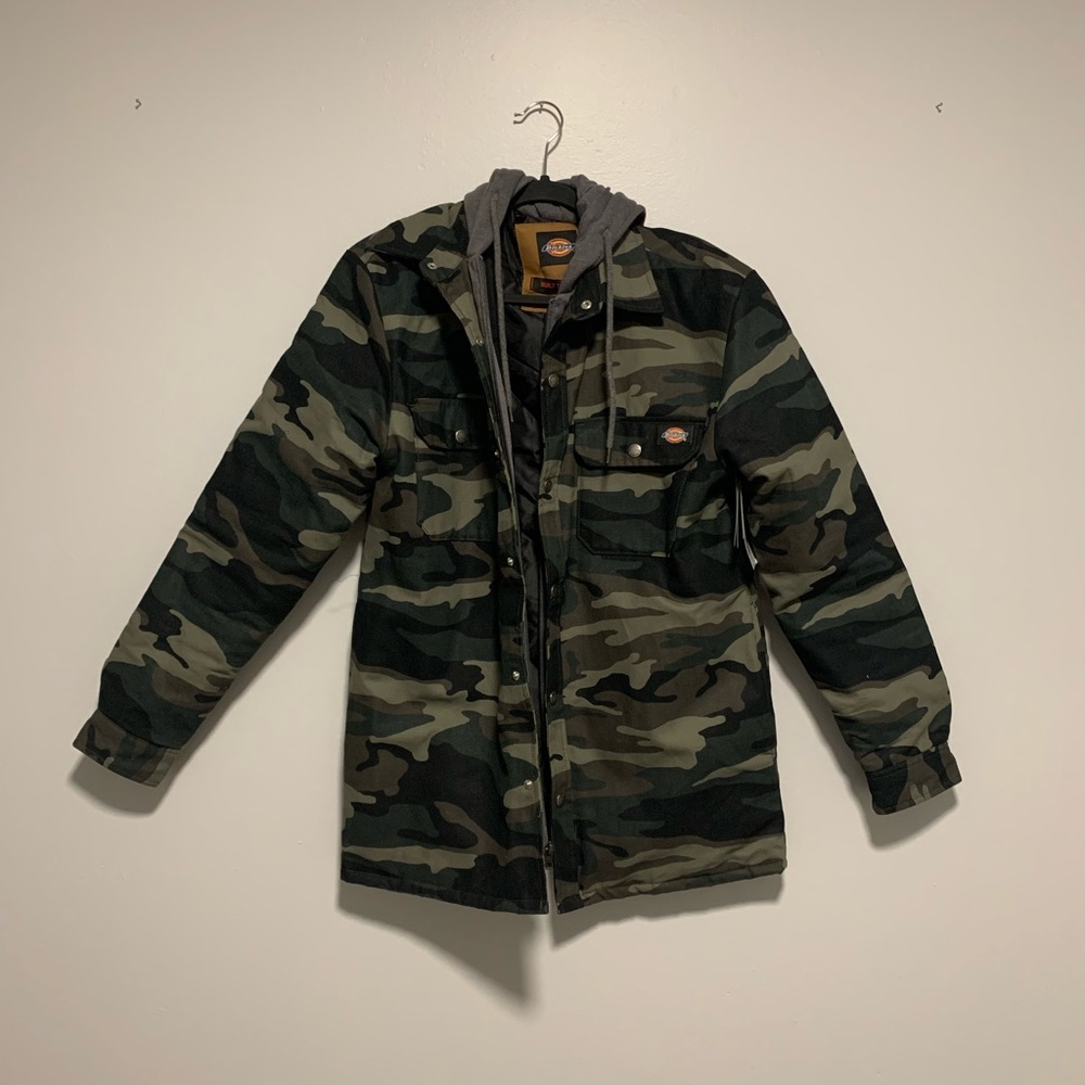 DICKIES Camo Jacket with Hoodie